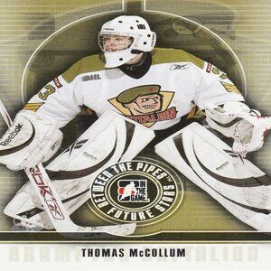 Thomas McCollum - 2009 In The Game Between The Pipes Hockey Card